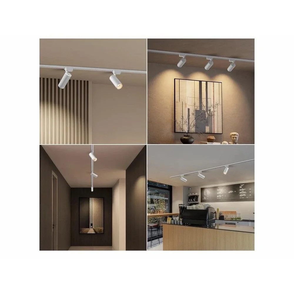 Aisilan 20W LED Track Light Heads 4 Pack H Type Dimmable Warm White CRI97 Indoor
